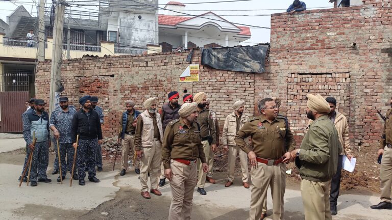 police search operation