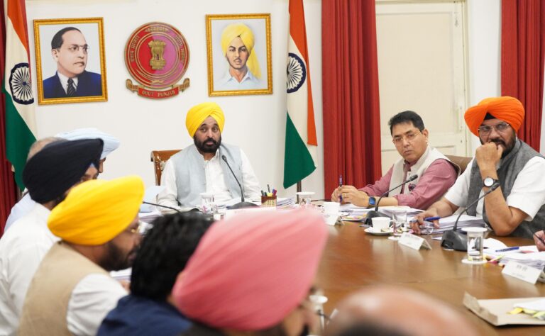punjab cabinet meeting