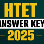 Answer Key for HTET Exam