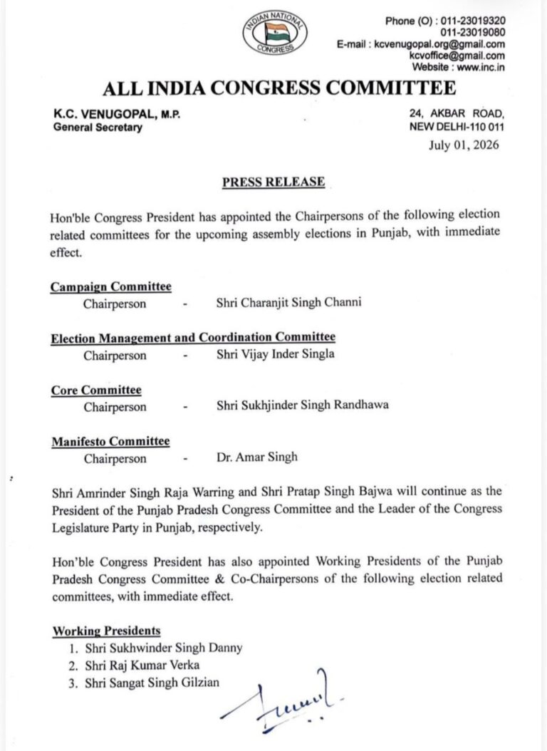 Congress list