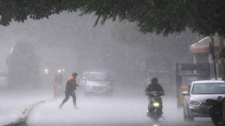 heavy rain