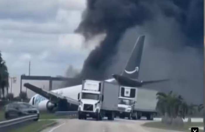 Amazon cargo plane crash