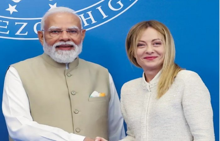 Meloni and narendra modi