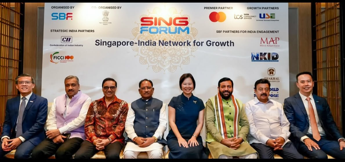 मुख्यमंत्री नायब सिंह सैनी ने सिंगापुर में SING फोरम में शिरकत की
