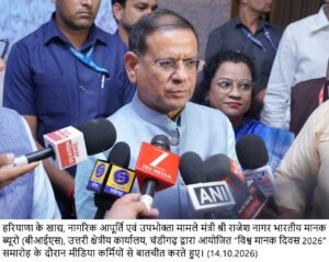 हरियाणा की मंडियों में फसल खरीद की स्थिति पर सरकार की पैनी नजर, किसानों को परेशानी न होने के सख्त निर्देश: राजेश नागर