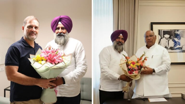 Pargat Singh met Rahul Gandhi