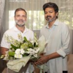 चेन्नई में बड़ी राजनीतिक हलचल: राहुल गांधी ने नीलंकरई में मुख्यमंत्री विजय से की मुलाकात